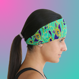 Green & Purple Paisley