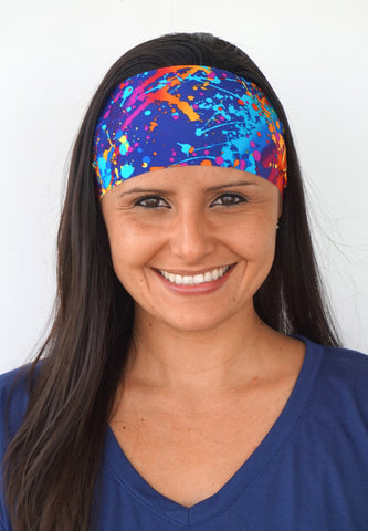 Navy Paint Splatter