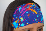 Navy Paint Splatter