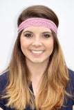Pink Lace Headband