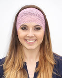 Pink Lace Headband